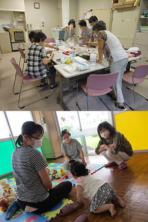 子育て支援「コアラの会」の活動風景